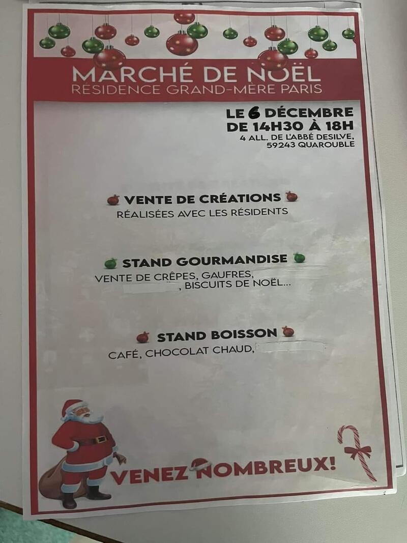 affiche marche Noel